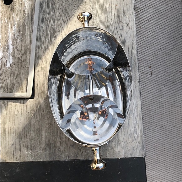 Silver metal ice bucket - Picture 3 of 5